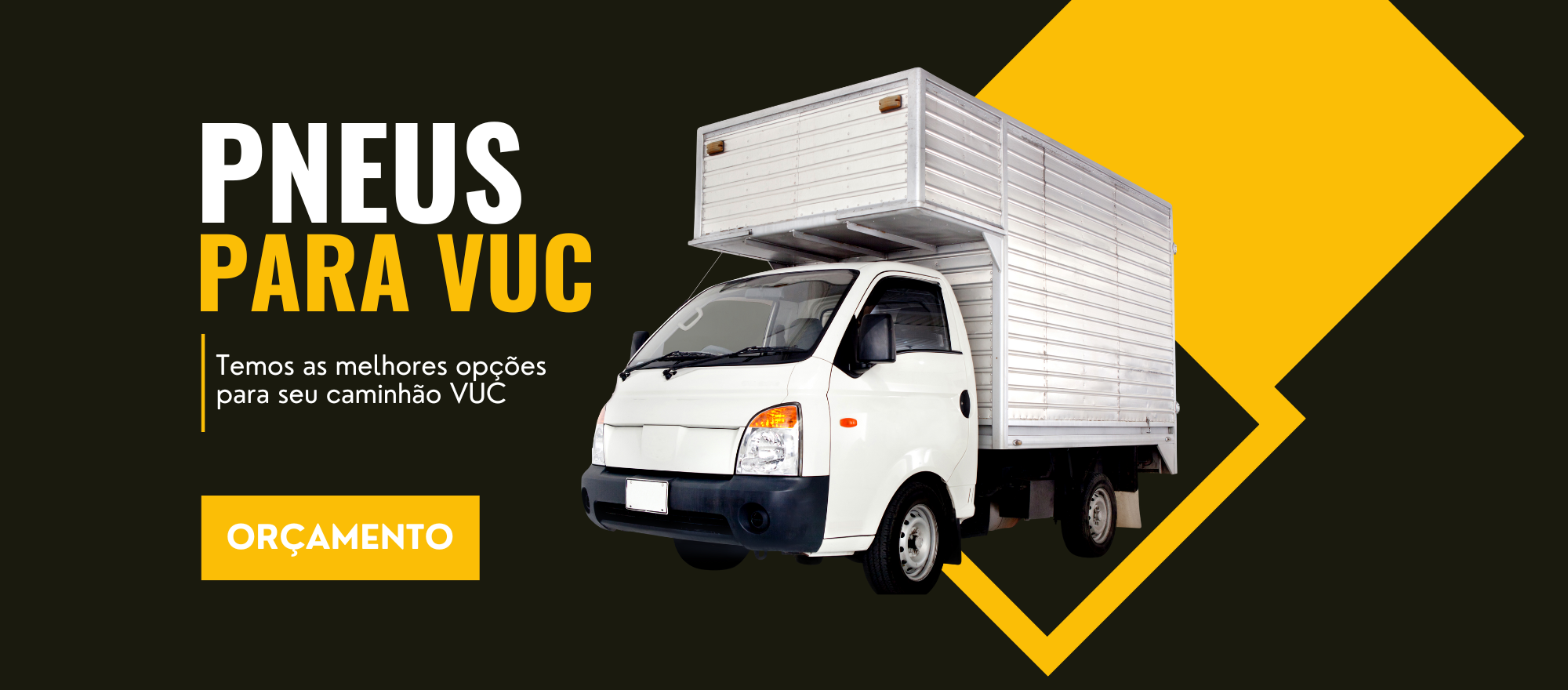 banner do site valetão pneus truck center para caminhões vuc